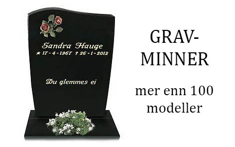 Våre gravstein modeller