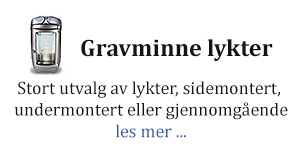 Gravstein lykter